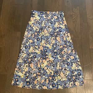 Floral maxi skirt